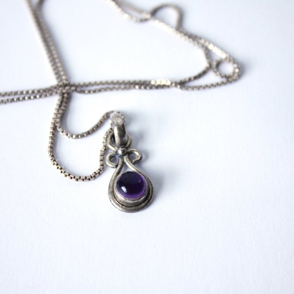 • the vtg amethyst pendant - Picture 1 of 7
